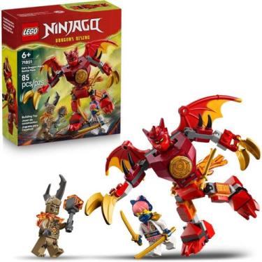 Imagem de Lego City NINJAGO Pack de Combate Dragão Meca do Kai 71851