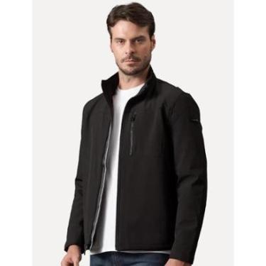 Imagem de Jaqueta Calvin Klein Masculina Soft Shell Fur Preta-Masculino