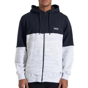 Imagem de Moletom Plus Size Canguru Hurley Snow Two Branco-Masculino