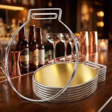 Imagem de Kit 100 Medalhas Acrílico Cristal Redonda Lisa 5cm 2mm - Congratulatio