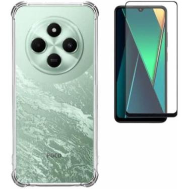 Imagem de Kit 3x1 Protetor Xiaomi Poco C75, Capa Protetora, Película de Vidro, P