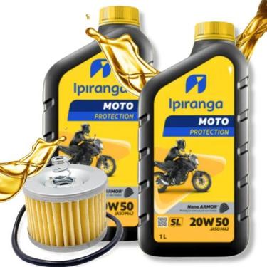 Imagem de Troca de Óleo Crosser 150  Fazer 150  Factor 150 Ipiranga 20w50 Com Fi