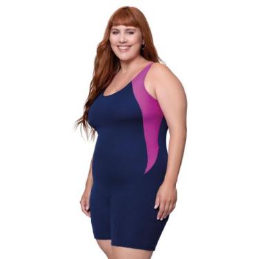 Imagem de Maiô Feminino Plus Size Natação Selene, X3, Fúcsia