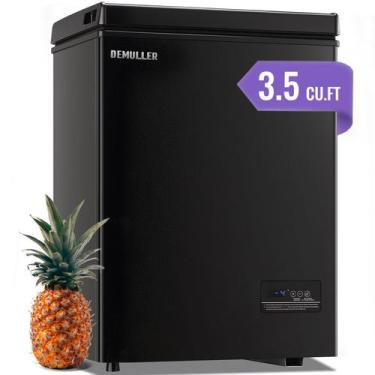Imagem de Congelador embutido DEMULLER Deep Mini Freezer 80L com display preto, 