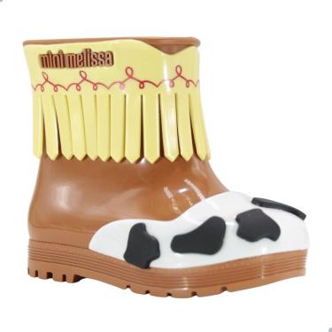 Imagem de Bota Mini Melissa Welly + Toy Story Baby Marrom/Amarelo