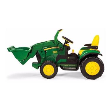 Imagem de Trator Elétrico Infantil Crianças Até 40kg - John Deere - Peg-Pérego, 