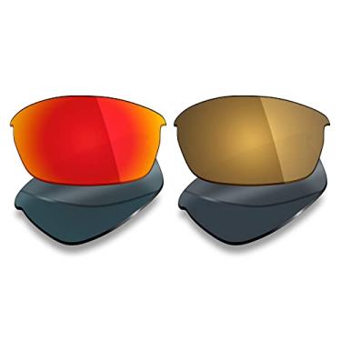 Imagem de Mryok 2 pares de lentes polarizadas para óculos de sol Oakley Flak Jacket – Opções