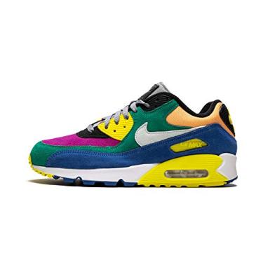Imagem de Nike Air Max 90 QS - Sapato Unissex Adulto Casual, Cano Baixo, Liso, Laces, Máximo Cushioning