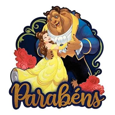 Imagem de Painel Festa Bela e a Fera 3d em Eva Decoração Aniversário Infantil