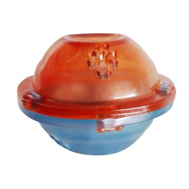 Imagem de Brinquedo para cães Bola Adestradora Saturno Vermelha e Azul