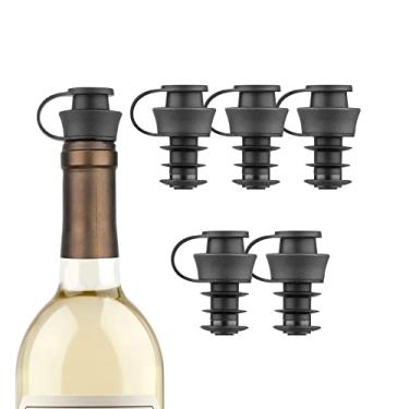 Imagem de Coravin Rolhas de pivô – Pacote com 6 plugues de garrafa de vinho, use com ferramenta de vinho pivô para economizar vinho com tampa aberta e fechada