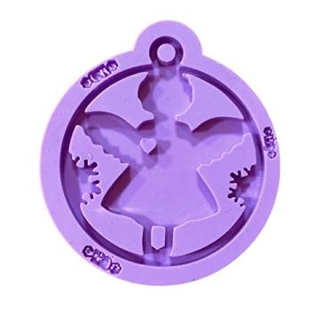 Imagem de Confeitaria dos Moldes, R301 Molde de silicone natal enfeite árvore anjo resina decorar