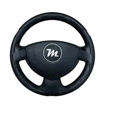 Imagem de Capa Protetora Para Volante Miollo Preta com Detalhe Cinza