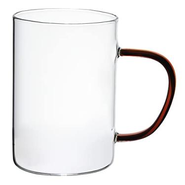 Imagem de Caneca Vidro Boro com Alça Âmbar 200 ml Mimo Style TC22130
