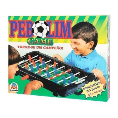 Brinquedo Infantil Mesa De Pebolim Pequena Jogo Totó Completo Futebol De  Mesa em Promoção na Americanas