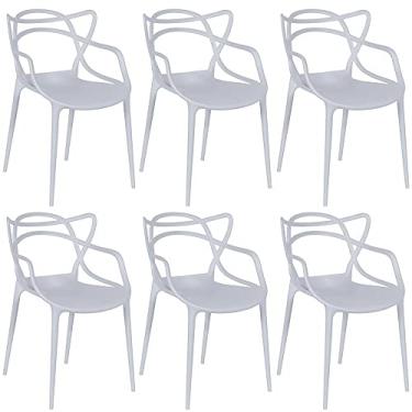 Imagem de Kit 6 Cadeiras Allegra - Cinza