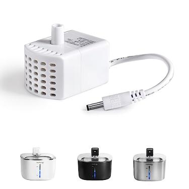 Imagem de FEELNEEDY Bomba de água de substituição, compatível com fonte de água para gatos 4L/3,992.4 ml sem fio (YPD-C004P, YPD-C004S)