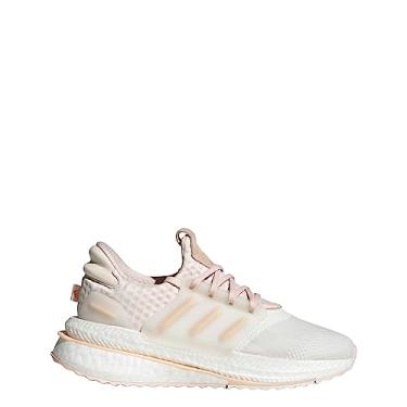 Imagem de adidas Tênis feminino X_plrboost, Núcleo branco/quartzo maravilha/laranja Bliss, 9