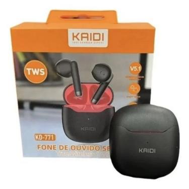 Imagem de Fone Bluetooth (Sem Fio) Kaidi TWS Smart Touch V5.1 Kd-771, Preto com 