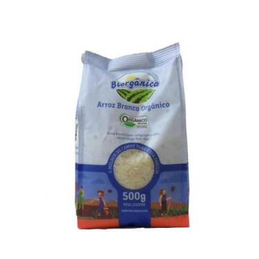 Imagem de Arroz Branco Orgânico 500G - Biorgânica - Orgânicos Sem Marca