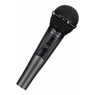 Imagem de Microfone Kadosh K-1 Profissional + Bag + Cachimbo Cor Preto