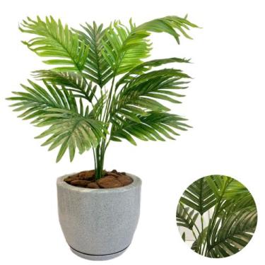Imagem de Planta Artificial Palmeira Com Vaso Bojo Completo - PlantaImport