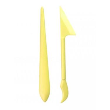 Imagem de Jogo de 2 Estecas Gama Amarelo para Massas Bluestar - BLUE STAR