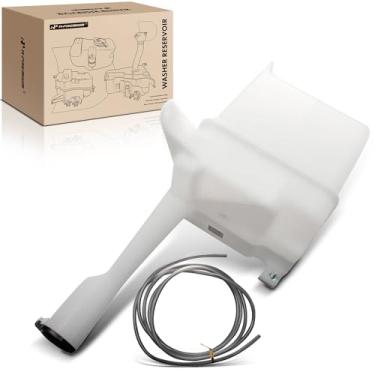 Imagem de A-Premium Reservatório de lavador de para-brisa compatível com modelos selecionados Toyota - Camry 2002-2006, Solara 2004-2008, com (bomba de lavagem/pescoço de enchimento/tampa/suporte) -