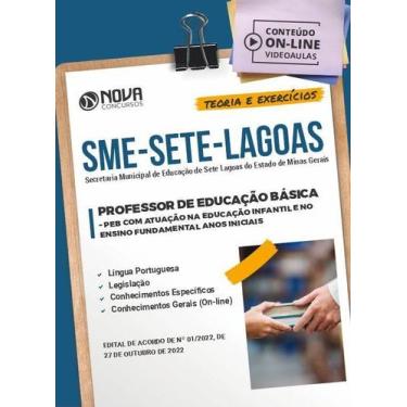 Imagem de Apostila SME Sete Lagoas - Professor de Educação Básica - PEB com Atua