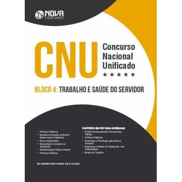 Imagem de Apostila CNU 2024 - Bloco 4 - Trabalho e Saúde do Servidor - Nova Conc