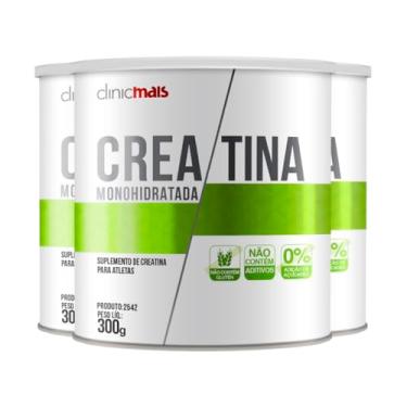 Imagem de Kit 3 Creatina Monohidratada ClinicMais 300g
