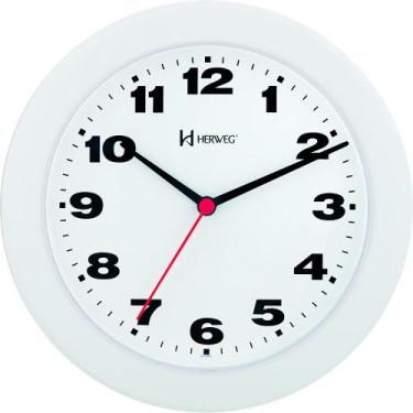 Imagem de Relógio De Parede 21cm Plástico 6103 Herweg