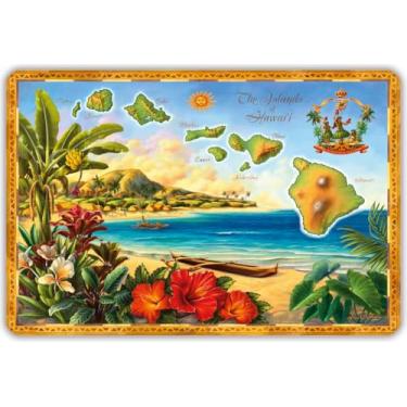 Imagem de Pacote de 30 cartões postais vintage havaiano - Ilhas do Havaí por Anne Wertheim