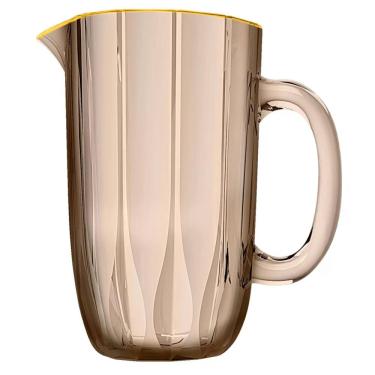 Imagem de Jarra refinatto caramelo vidro borda ouro 1,3L L'HERMITAGE