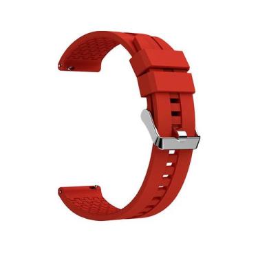 Imagem de Pulseira 20mm Silicone New Para Relógio Smartwatch Com Pinos - Poolsy,