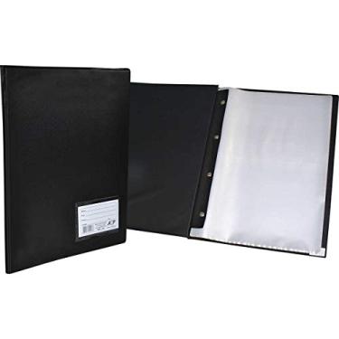 Imagem de Pasta Catalogo Oficio 50 Envelopes Finos Preta - Pacote com 5, ACP, 122, Multicor, pacote de 5