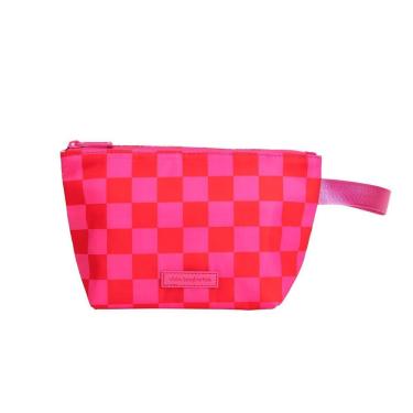 Imagem de Necessaire Termica Xadrez Pink Vermelho