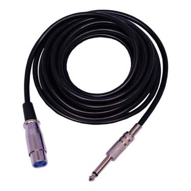 Imagem de Cabo De Microfone P10 Macho X Cannon Femea
