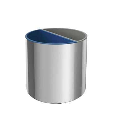 Imagem de Lixeira Tramontina Ravena Aço Inox 4 L + 4 L