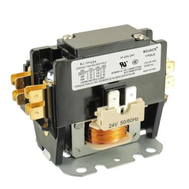 Imagem de BOJACK 1 pólo fla 25 ampères bobina 24 vac ar condicionado condensador compressor contator ac contator de propósito definido