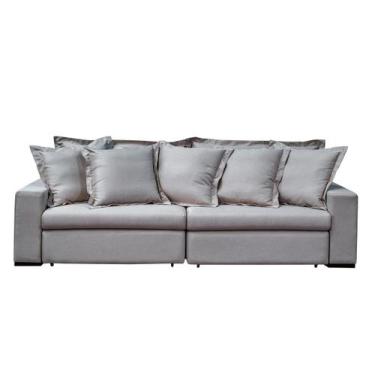 Imagem de Sofá Monet - Linho Scott Cinza - Sofá de Fábrica, 2,20m