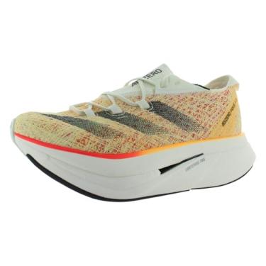 Imagem de adidas Tênis de corrida masculino Adizero Prime X 2, Marfim/Core Black/Spark, 4