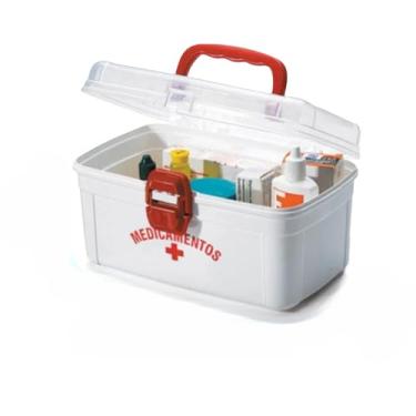 Imagem de Maletas Para Remédios Medicamentos Grande, Média e Pequena Caixa Organizador(PEQUENA)
