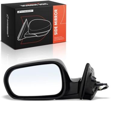 Imagem de A-Premium Espelho retrovisor elétrico do lado do motorista compatível com Honda Accord 1998 1999 2000 2001 2002 - Espelho retrovisor externo externo não aquecido dobrável preto