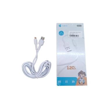 Imagem de Cabo de Carregador Celular USB para Tipo C 120W Super Fast Yugao