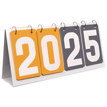 Imagem de TruZetetic Placar de mesa placar placar portátil flip placar números grandes para bilhar basquete vôlei tênis ping pong Cornhole Sports - 4 dígitos 15,5 polegadas