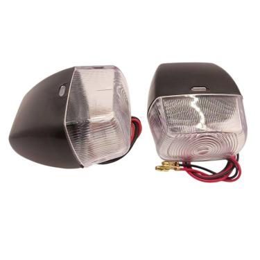 Imagem de Par Pisca Pop 100 Xlr Nxr Bros 125 150 Tornado 250 Cristal