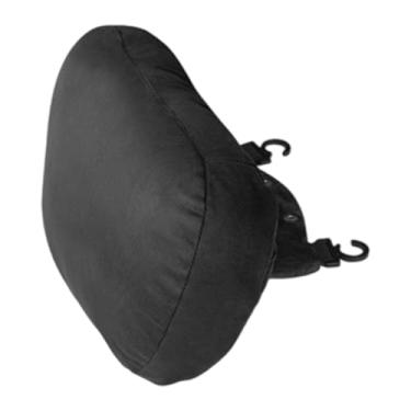 Imagem de predolo Almofada de pescoço para carro, suporte de pescoço, fácil de instalar, acessórios automotivos respiráveis, suprimentos, apoio de cabeça ergonômico, Preto