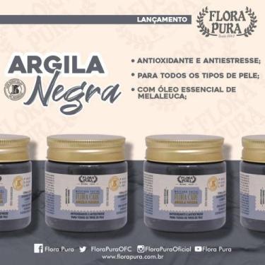 Imagem de Mascara facial argila negra - FLORA PURA