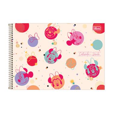 Imagem de Caderno Cartografia Tilibra Espiral Capa Dura Minnie 80 Folhas Capas Diversas - Item Sortido